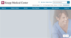 Desktop Screenshot of knappmed.org